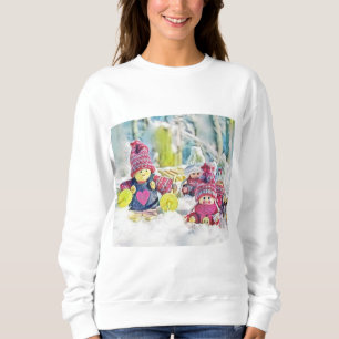 Sudadera Gnomes en la cosecha de la pintura acuarela de nie