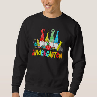 Sudadera Gnomes Kindergarten Crew First Day Teacher Back To