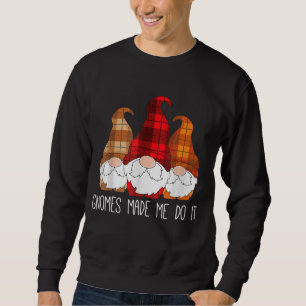 Sudadera Gnomes Me Hizo Hacerlo Divertido Regalo Gnome Love