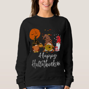 Sudadera Gnomes Navidades Felices Hallothanksmas Día de Acc