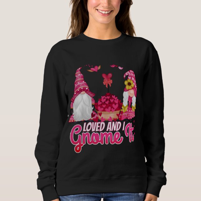 Sudadera Gnomes Pareja AMADA Y YO GNOME IT Valentines Gnom (Anverso)