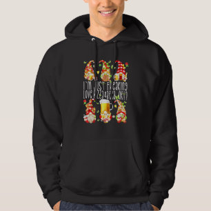 Sudadera Gnomías De Pizza Y Cerveza Para Jardín Cuyo Amor A