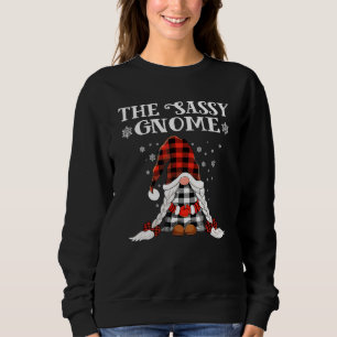 Sudadera Gnomio descarado de cuadros de Búfalo, familia coi