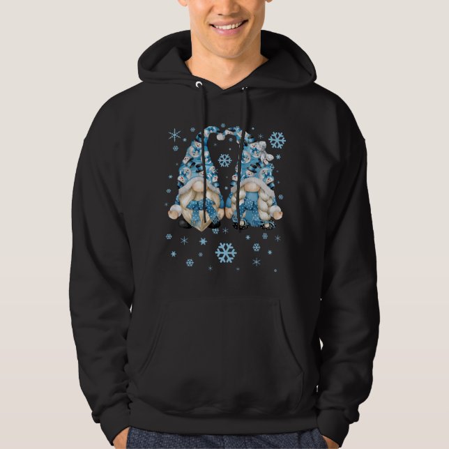 Sudadera Gnomis De Invierno Únicos Con Decoración De Bola D (Anverso)
