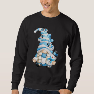 Sudadera Gnomo De Bola De Nieve Para Vacaciones De Snowman 