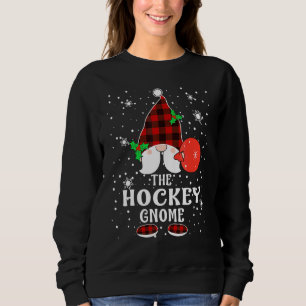 Sudadera Gnomo de Hockey de Cuadros de Búfalo Familia Combi