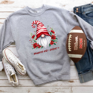 Sudadera Gnomo de vacaciones de Navidad Humor sarcástico di