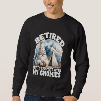 Sudadera Gnomo Divertido De Jubilación Para Papá Que Acampa