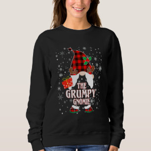 Sudadera Gnomo Gruñón de Cuadros de Búfalo Familia Pareja N