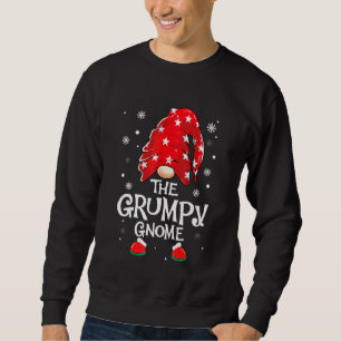 Sudadera Gnomo Gruñón de Cuadros de Búfalo Familia Pareja N