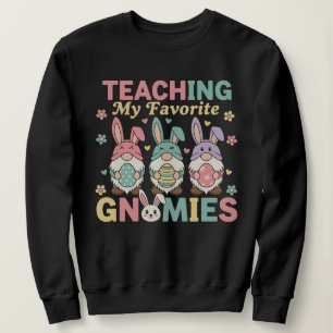 Sudadera Gnomo maestro divertido enseñando a mis gnomitos f