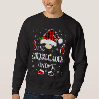 Sudadera Gnomos Porristas Cuadros de Búfalo Navidad Familia