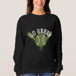 Sudadera Go Green Baseball Design