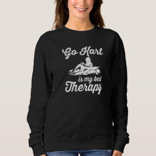 Sudadera Go Kart Es Mi Mejor Terapia Karting Race Kart Go K