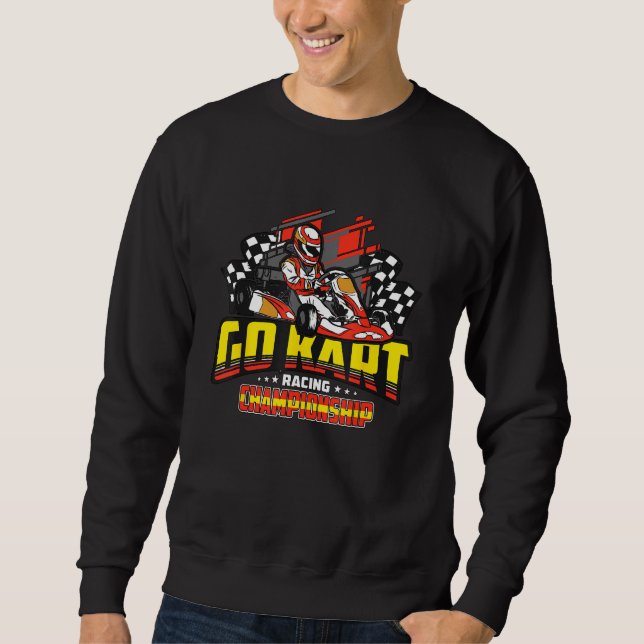Sudadera Go Kart Racing Championship Karting Open Wheel Kar (Anverso)