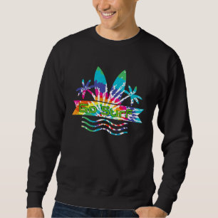Sudadera Go Surf tie dye imagen gráfica diseño estilo de vi