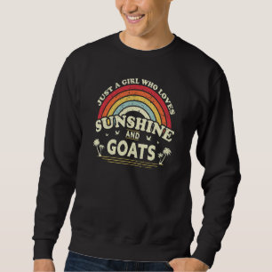 Sudadera Goa Es Sólo Un Chica Que Ama El Sol Y Las Cabras