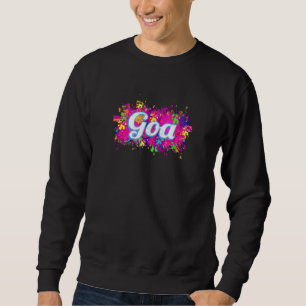 Sudadera Goa India Retro Colorido Colores Vintage Trance So