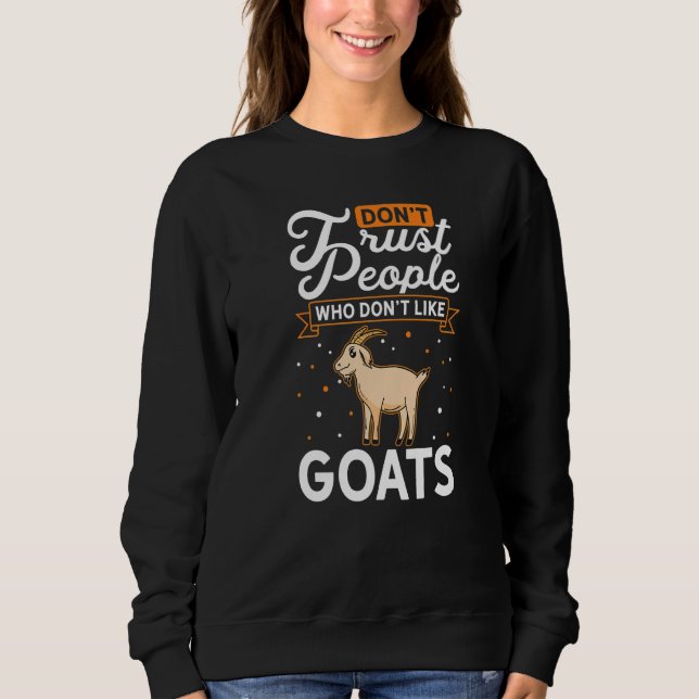 Sudadera Goat Farmer Goat Keeper Goatherd   (Anverso)