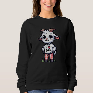 Sudadera Goat I Love Dad Animal Funny Father