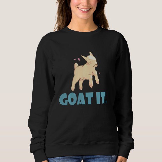 Sudadera Goat It Sweet Baby Goat Goats (Anverso)