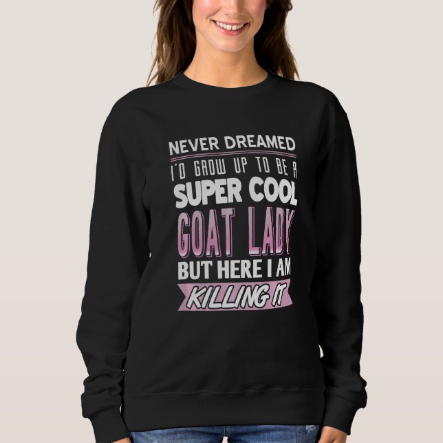 Sudadera Goat Lady Goat (Anverso)