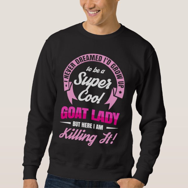 Sudadera Goat Lady Goat  Friends (Anverso)