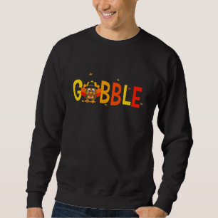 Sudadera Gobble Gobble Cute Turco Peregrino Pequeños Niños