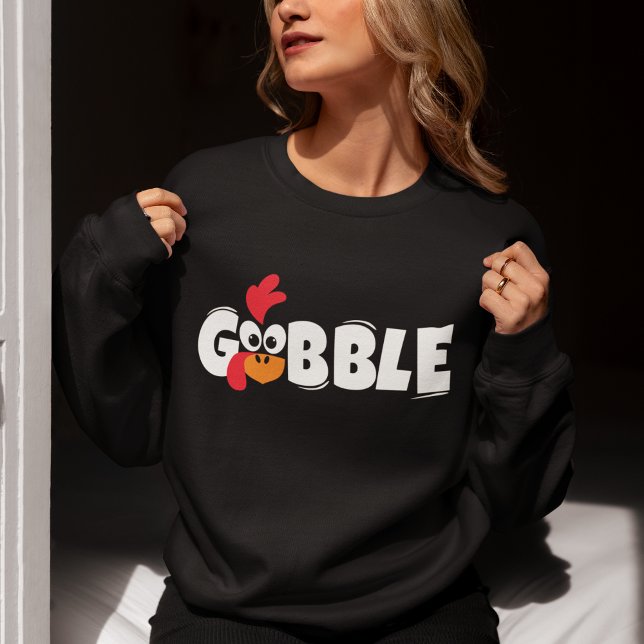 Sudadera Gobble Turkey Thanksgiving Gift (Subido por el creador)