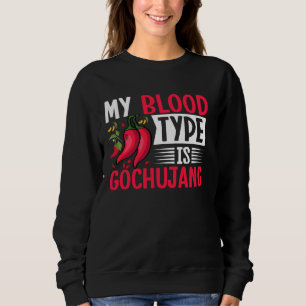 Sudadera Gochujang Chili Pegar salsa de café coreano Goch K