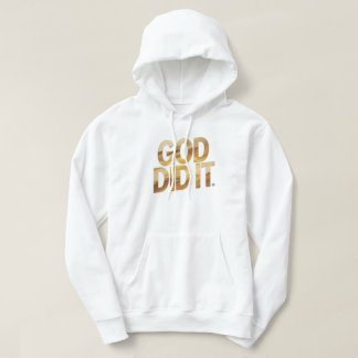 Sudadera God Did It – Faith-Inspired Christian hoodie