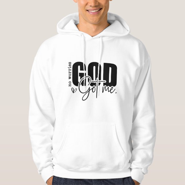 Sudadera God got me  (Anverso)