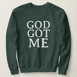 SUDADERA GOD GOT ME CUTE SIMPLE STYLISH MODERN MINIMAL 