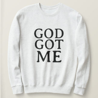 SUDADERA GOD GOT ME CUTE SIMPLE STYLISH MODERN MINIMAL