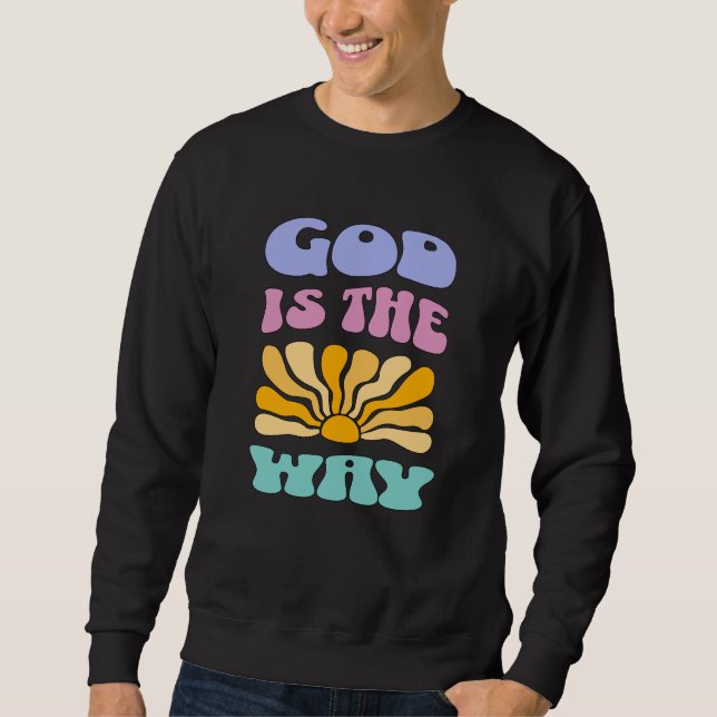 Sudadera God is the Way (Anverso)