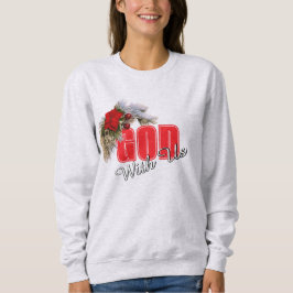 Sudadera God With Us Christmas Swag