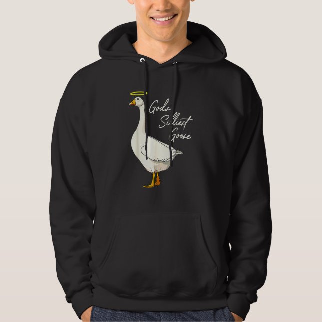 Sudadera God's Silliest Goose God's Silliest Goose Duck  Te (Anverso)