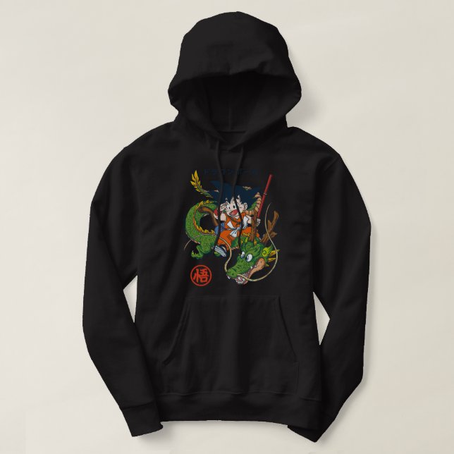 Sudadera Goku de globo dragón; shenron (Diseño del anverso)