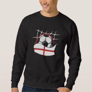 Sudadera Gol de fútbol bandera de Inglaterra fútbol america