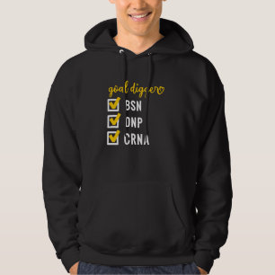 Sudadera Gol Digger cita Inspiradora Enfermera a anestesist