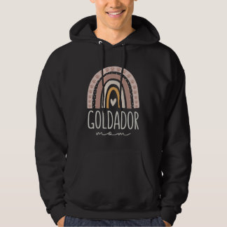 Sudadera Goldador Mom  Cute Rainbow Paw Dog Mom