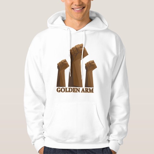Sudadera Golden Arm Expert Pipe Welder Gift (Anverso)
