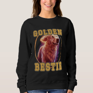 Sudadera GOLDEN BESTIE lindo Diseño principal Golden Retrie
