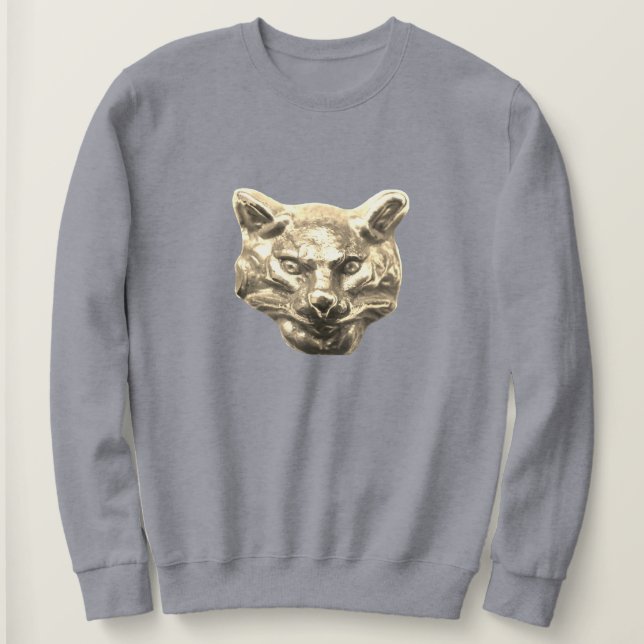 Sudadera Golden Cat – goldene Katze – vergoldeter Kater (Anverso del diseño)