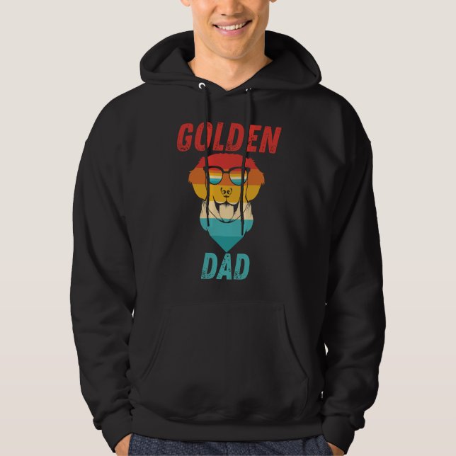 Sudadera Golden Dad Funny Retriever (Anverso)