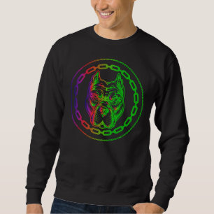 Sudadera Golden Dog Face Pit Bull Pitbull
