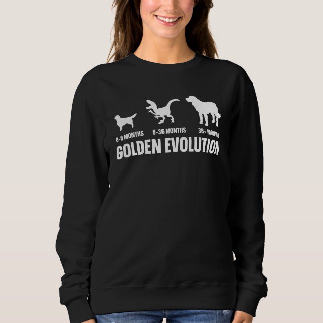 Sudadera Golden Evolution Quote for a Golden Retriever Owne (Anverso)