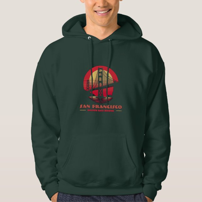 Sudadera Golden Gate Bridge San Francisco California USA (Anverso)