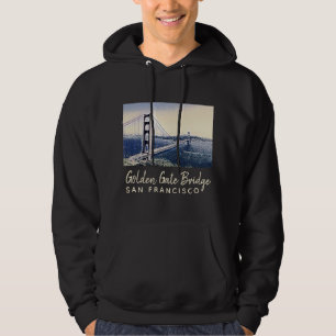 Sudadera Golden Gate Bridge San Francisco Watercolor Art
