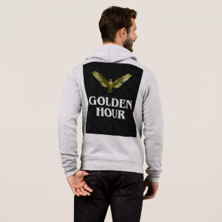 Sudadera Golden Hour Motivational Text Minimalist Black 